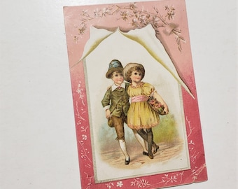 Pretty Antique Card