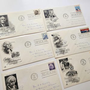 1966 First Day Of Issue - 6 Envelopes