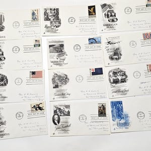 1968 First Day Of Issue - 13 Covers