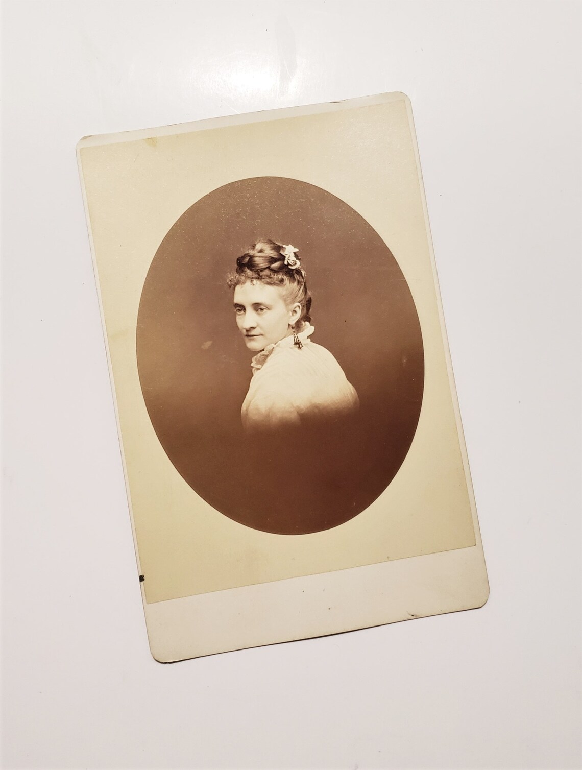 Mujer antigua de 1800 Tarjeta del gabinete victoriano | Etsy