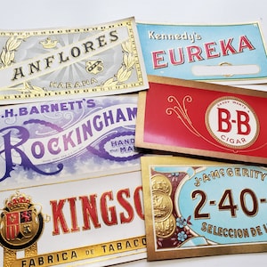 Antique Cigar Box Labels - 6