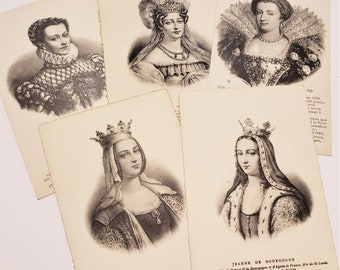 DIGITAL FILES Queens Of France  - 5 Images
