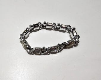 1960s Vintage Lisner Rhinestone Bracelet