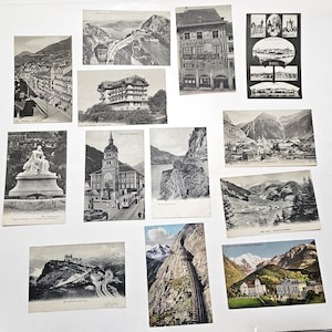 1905 Antique Swiss Postcards -13