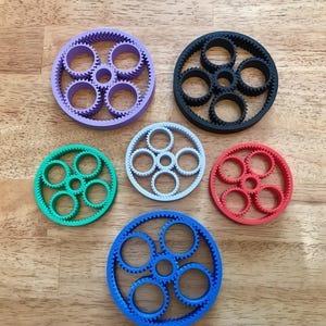 3D Printed Spinning Gear Fidget Toy
