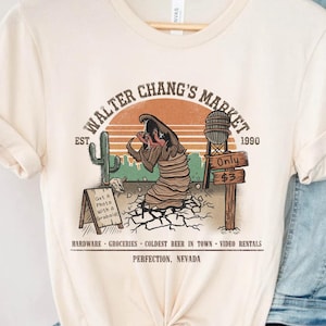 Walter Chang&#39;s Market Graboid T-Shirt: 90s Tremors Movie Tee