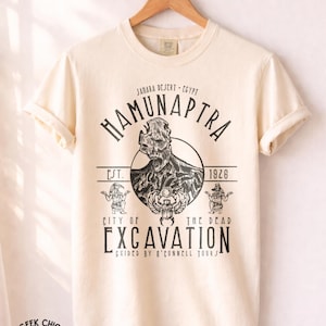 Hamunaptra Excavation T-Shirt: The Mummy 90s Movie Merch, Egyptian Mummy Archaeology Adventure Shirt