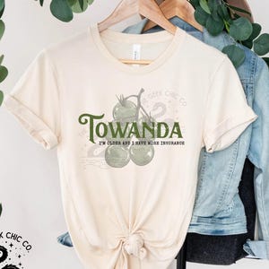 Towanda Fried Green Tomatoes Unisex T-Shirt: Gildan, Bella+Canvas, Comfort Colors Unisex S–5XL