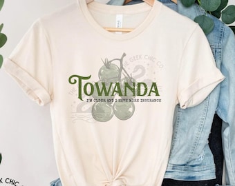 Towanda Fried Green Tomatoes Unisex T-Shirt: Gildan, Bella+Canvas, Comfort Colors Unisex S–5XL