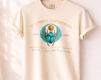 Camiseta de O'Connell Expeditions: Camiseta egipcia, merchandising de la película La Momia