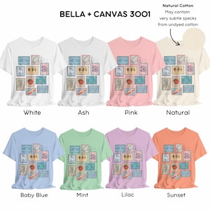 Sommaren jag blev vacker Vintage Stamp T-shirt: Kusiners strandtröja bild 9