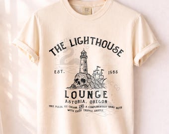 The Lighthouse Lounge Unisex T-Shirt: The Goonies 80s Movie Graphic Tee