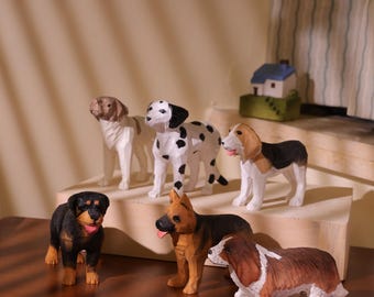 手彫りの木製犬の置物：バリ島の座り彫刻 - Etsy 日本