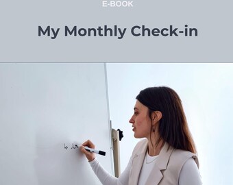 Livre électronique Mon bilan mensuel (ANG)