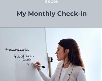 Livre électronique Mon bilan mensuel (NL)