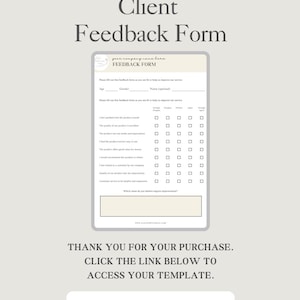 Client Feedback Form