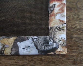 Mahjong-tafelmat Cats & Kittens: glasvezelgaas, rammelende dempers