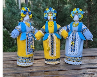 Brave UA Exclusive Collectible Ukraine Motanka Doll Słowiański design Ręcznie robione na Ukrainie