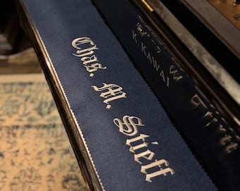 Piano Keyboard Runner - Personalized/Embroidered