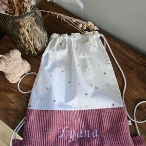 Sac pochon personnalisé bébé / enfant
