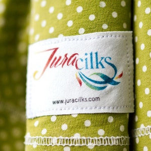 Custom Clothing Labels, White Cotton Sew On or Iron On Adhesive, Fabric Labels for Handmade Items and Apparel image 3