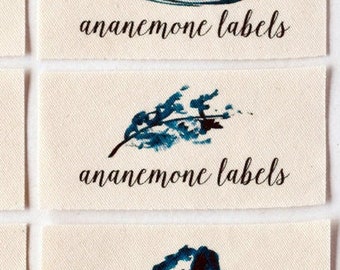 Organic Cotton Sewing Labels for Handmade Items (fabric tags for pillows, bags, and blankets)