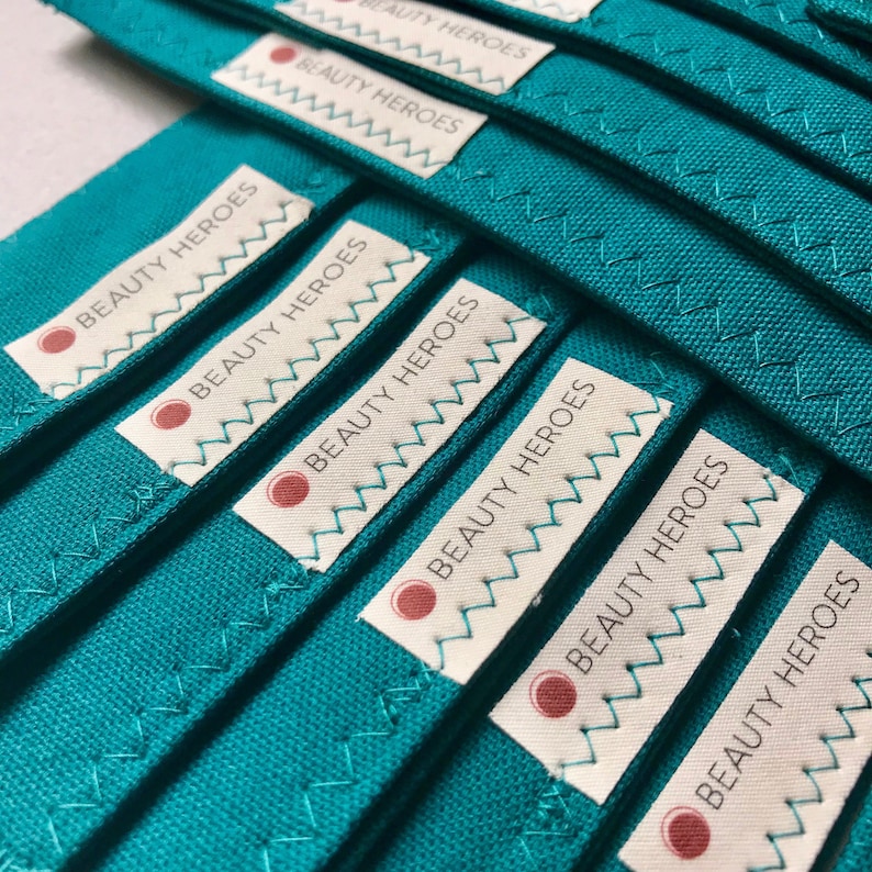 Natural Fabric Labels for Handmade Items Custom Clothing Etsy