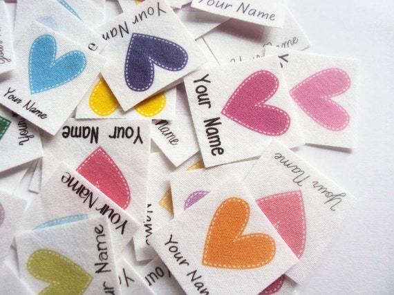 Iron-On Labels For Clothes: Rainbow Iron-On Labels