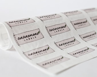 Trial Set of Fold Over Labels Custom Clothing Labels for Handmade