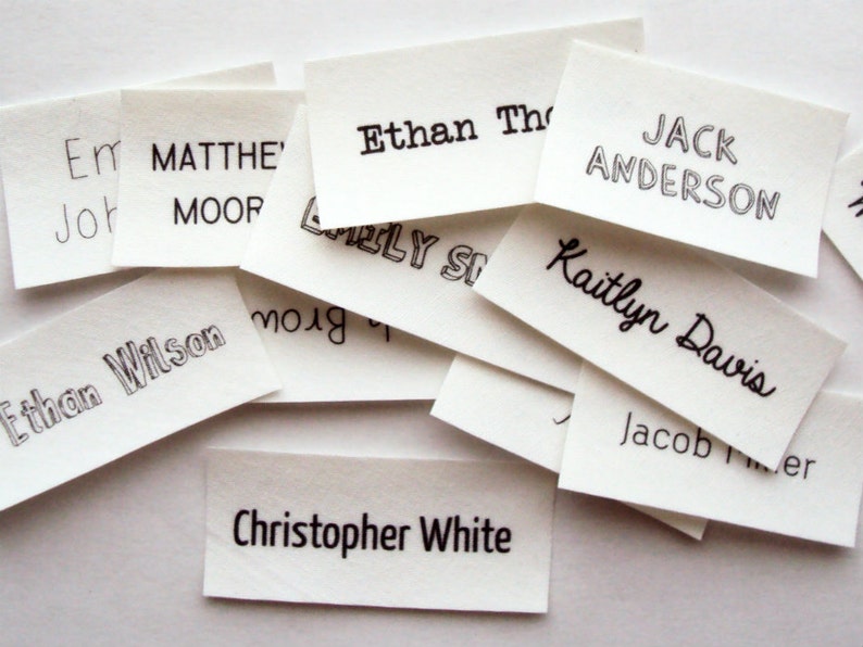 Iron On Name s Personalized Labels For Kids Clothes Etsy Iron On Name s Personalized Labels For Kids Clothes Etsy