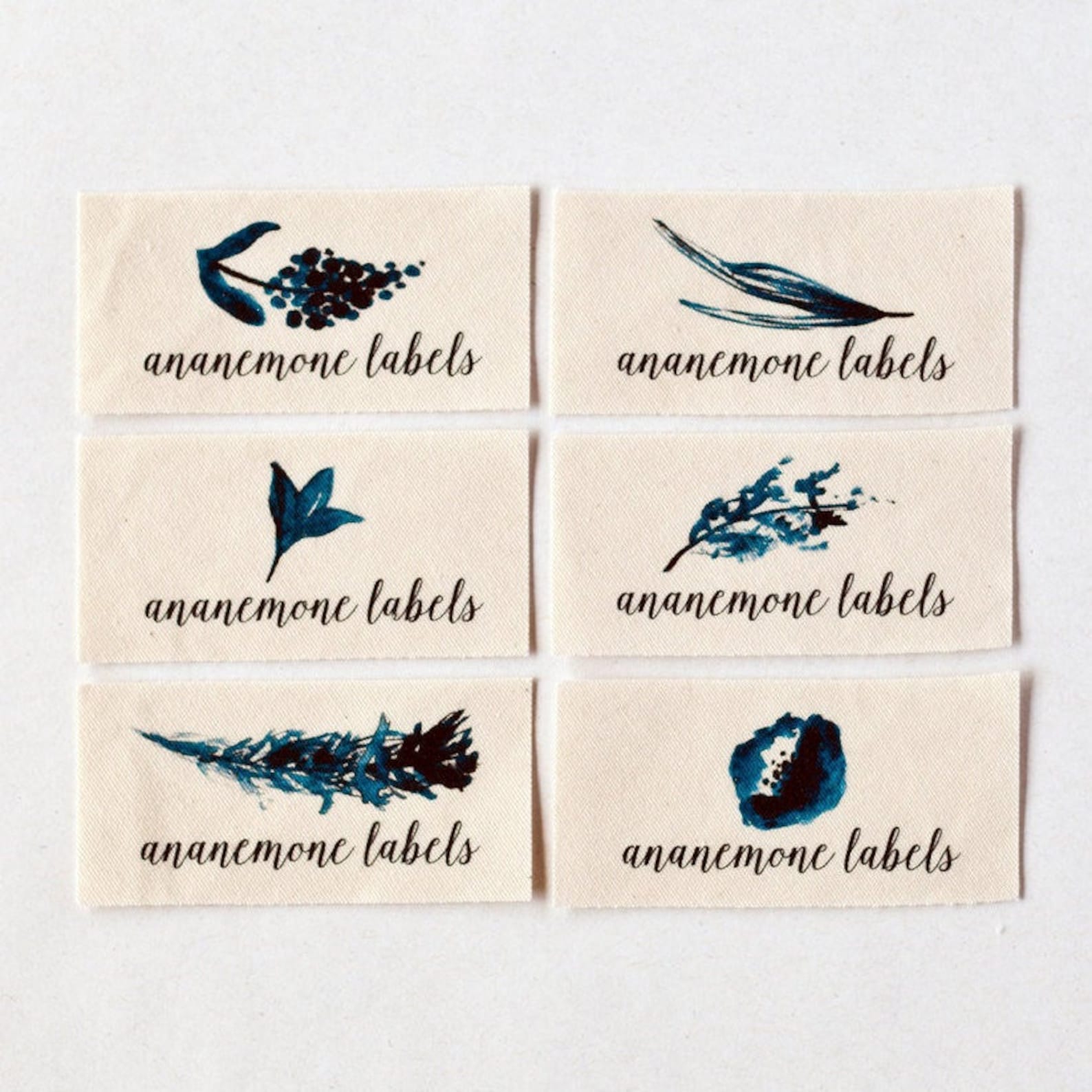Organic Cotton Sewing Labels for Handmade Items fabric Tags Etsy