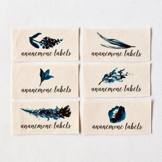 Organic Cotton Sewing Labels for Handmade Items fabric Tags for Pillows,  Bags, and Blankets 