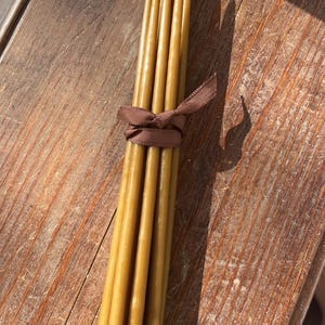 Handmade Beeswax Altar Candles - Set of 10 (Orthodox Church Candles)