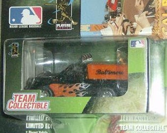 Baltimore Orioles 1999 White Rose MLB Diecast 1:64 Scale Ford F-150 Truck with Cal Ripken Fleer Card Baseball Collectible