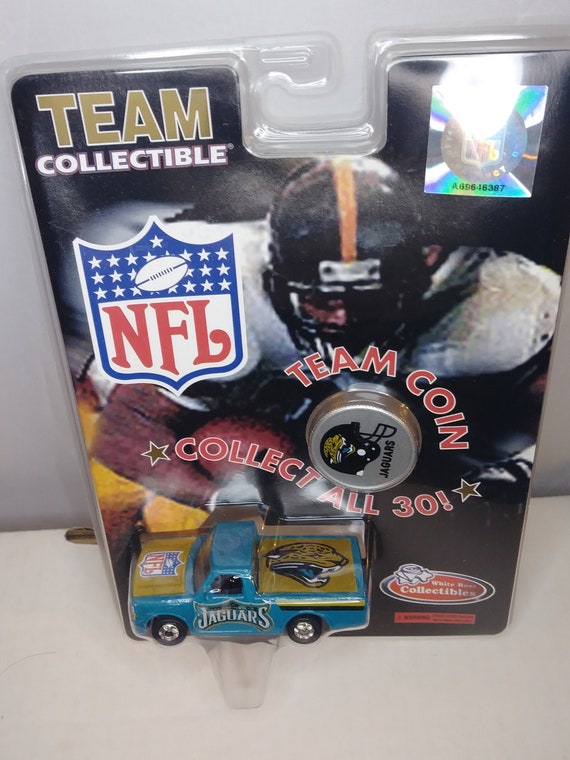 Jacksonville Jaguars 1998 Diecast Ford F-150 Truck and Team Coin NFL Car  New in package Vintage by White Rose Collectibles