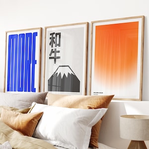 Trendy Retro Wandkunst 3er-Set, Bunte Retro Bar Warenkorb Kunst, Vintage Ästhetischer Druck, Japanische Wandkunst, Trendy Funky Poster, Y2k Raumdekor