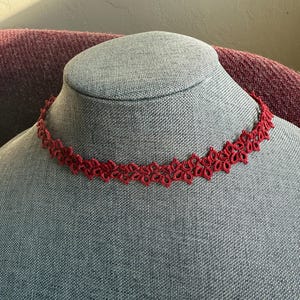 Tatted necklace