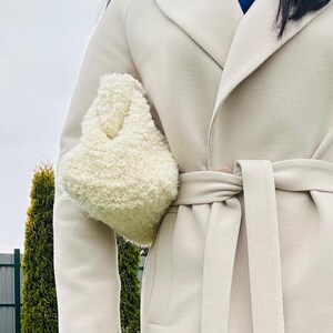 Boucle Tasche, Puffy Häkeltasche, Wintertasche, Geschenk für Sie