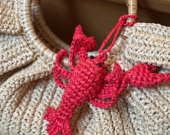 Lobster Keychain for Bag - Trendy Marine Theme Accessory, Gift For Her