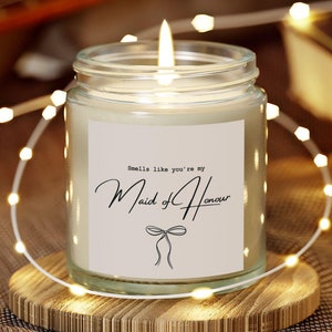 Riecht nach Du bist meine Trauzeugin, Brautjungfer Vorschlag Geschenk, Willst du meine Trauzeugin sein, Hochzeit Geschenk, Brautparty Geschenk