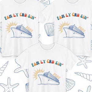 Matching Family Cruisin 2025 Vacation Shirt, Cruise Squad Shirt, Family Matching Vacation Shirts, Matching Family Outfit, Family Cruise 2025