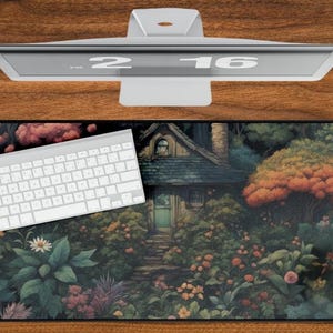 Studio Ghibli Desk Mat, Anime Desk Mat, Anime Desk Decor, Studio Ghibli Art, Cottagecore Office Decor, Cubicle Decor, Hayao Miyazaki, Totoro