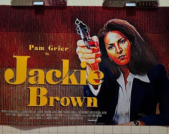 80s 90s Pam Grier Jackie Brown Movie T-shirt - Etsy