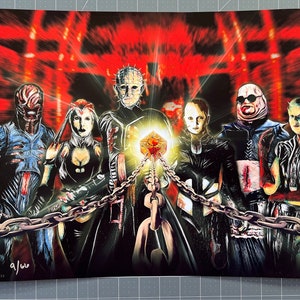 Hellraiser Cenobite 13 ”x 19” Kunstdruck