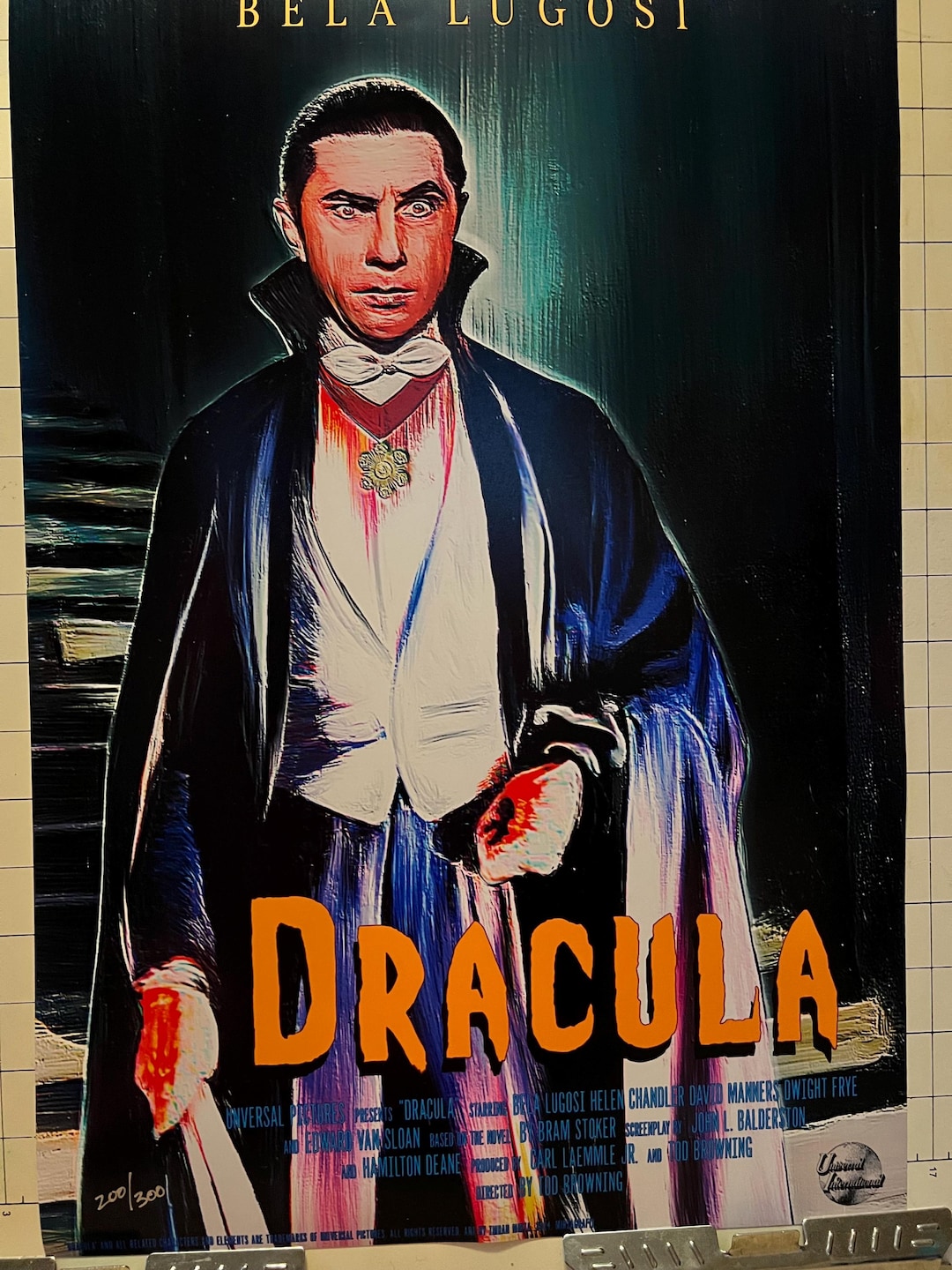Dracula 1931 Bela Lugosi Movie Poster Style Art Print 13x19 200/300 - Etsy