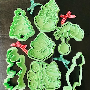Grinch Cookies Cutters