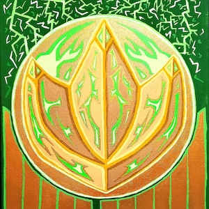 Green Ranger Coin Painting