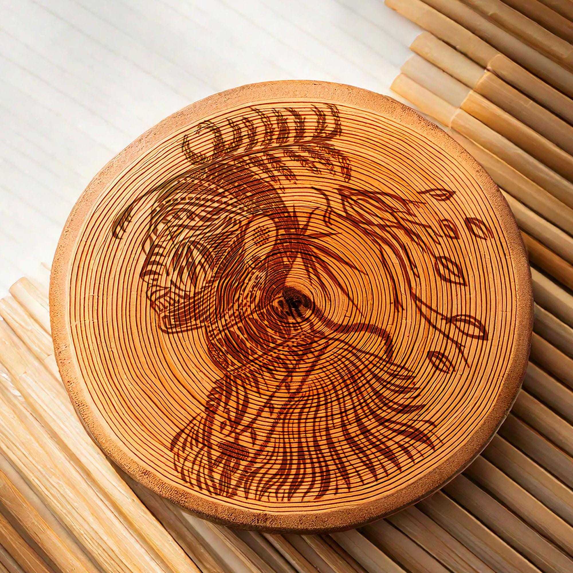 Indigenous Woodburning Art, Pyrography Art, Gift, Wood Art - Etsy