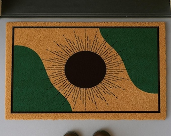 MidCentury Modern Rug | Mid Century Modern | Welcome Mat Mid Century Modern | Boho Doormat | Midcentury Doormat | Modern Doormat | Home Gift