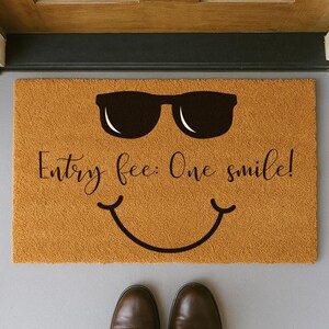 Positive Affirmation Doormat | Funny Luxury Coir Rug | Welcome Mat With ...